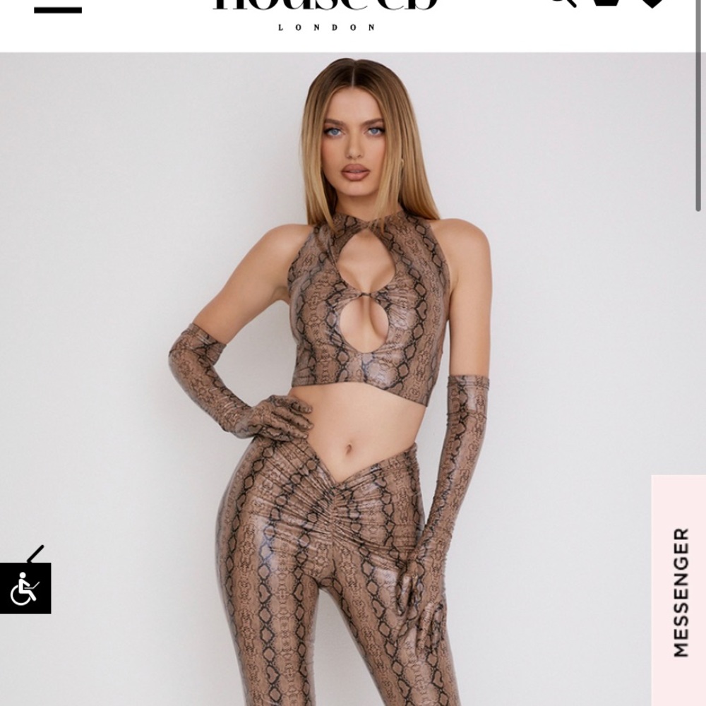 House of CB Brown Python set